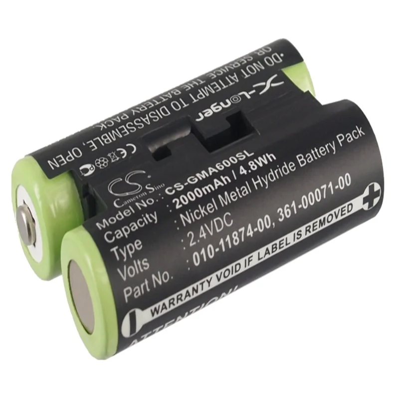 Batterie Ni-laissée pour navigateur GPS, 2000mAh, carbon600 t, carbon650 t,Striker 4,Striker 4 Fishfinder,GPSMAP 63SC,PSMAP 64ST