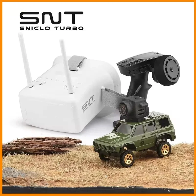 Sniclo Wireless Immersive Fpv Remote Control Vehicle Rc Four-Wheel Drive Climbing Car Toy Boy Off-Road Vehicle 1:64 Camera