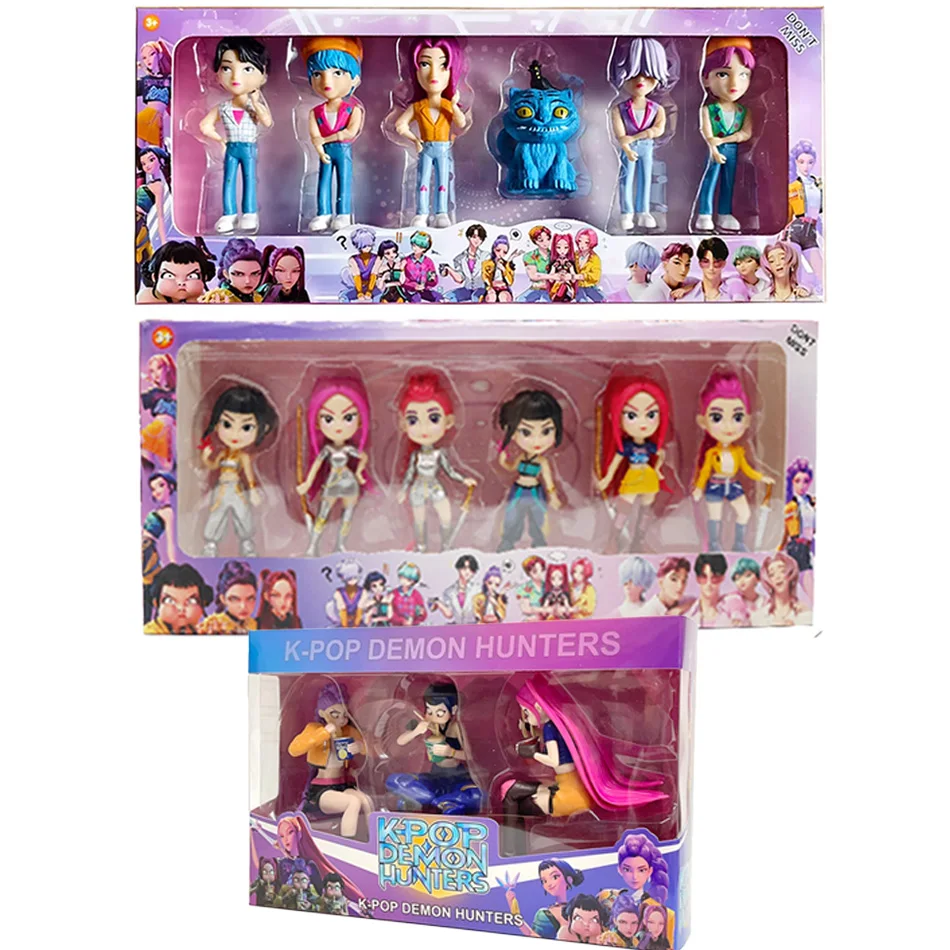 

New 3 Styles Anime Demon Theme Action Figures Model Doll Collectible Toy Decor Gift For Fans