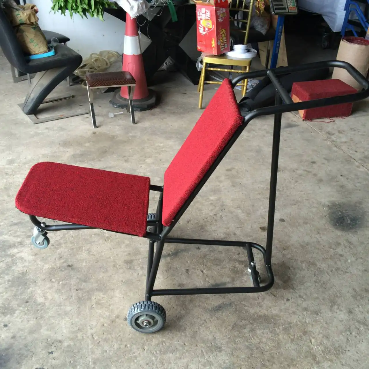 Hotel banquet hall equipment stacking chairs table trolley