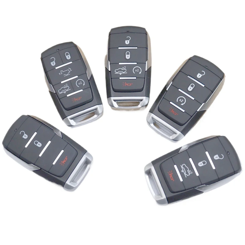 Car Key Housing Key Case Shell for Chrysler Sebring for Dodge RAM RAM1500 RAM2500 TRX Avenger Nitro Pickup for Jeep 2019-2022