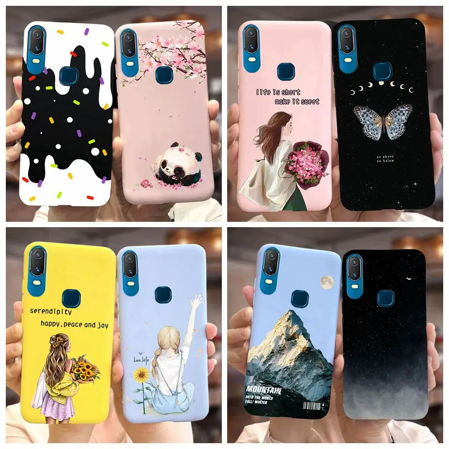 حافظة لهاتف فيفو Y11 2019 1906 حافظة لهاتف فيفو Y11 2019 حافظة لهاتف فيفو Y11 6.35 VivoY11 الغطاء الخلفي بوصة