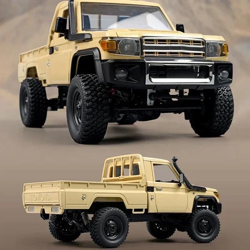 MN82 1/12 RC Car 2.4G Full Scale Off-Road Remote Control Climbing Vehicle Retro Simulation Model Toys Boys Birthday Gift