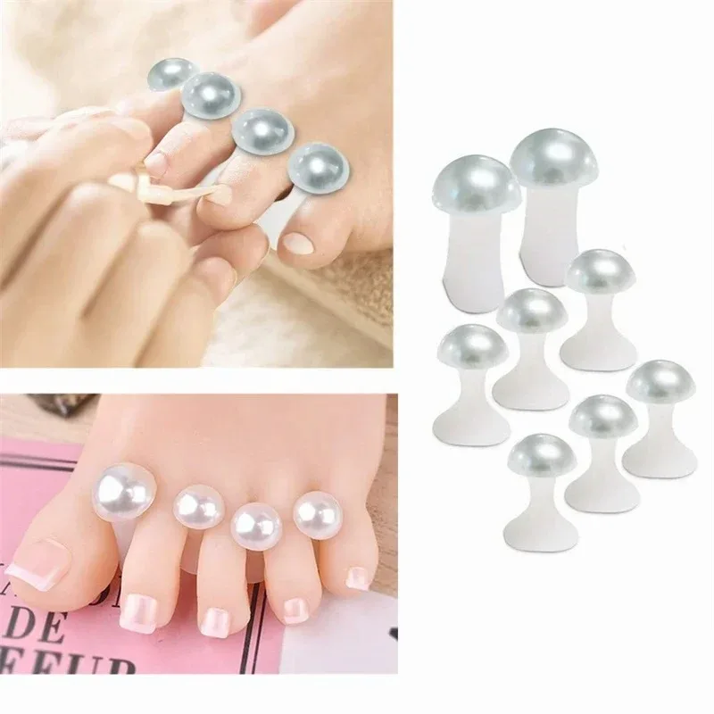 

Pedicure Nail Polish Gel Foot Toe Spacers Pedicures Nail Art Tools 8 Pcs/Pack Daisy Toe Separators Cute Soft Silicone Toes