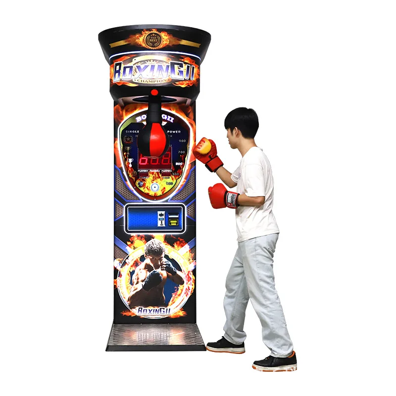 Coin Game Machine Adult Boxing Force Measurement Dragon Fist Cola Machine Video Game City Boxing Machine Boxing Champion