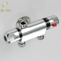 Thermostatic Exposed Shower Faucet Shower Valve Mixer Valve Wall Mounted shower sets hand shower