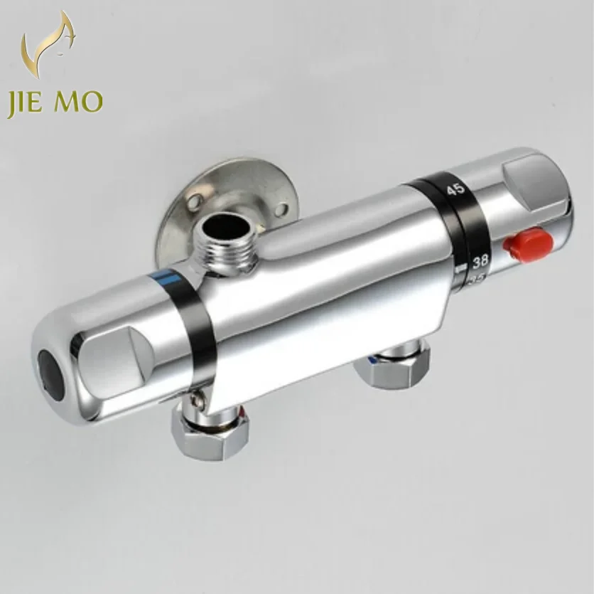 Thermostatic Exposed Shower Faucet Shower Valve Mixer Valve Wall Mounted shower sets hand shower