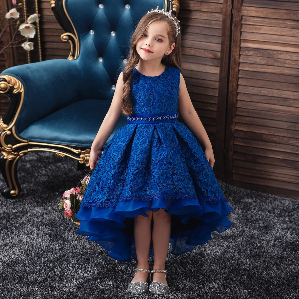 

Elegant Summer Girls Dress Princess Children Party Gown Kids for Birthday Wear Flower Girl Dresses Pageant Dresses for Girls