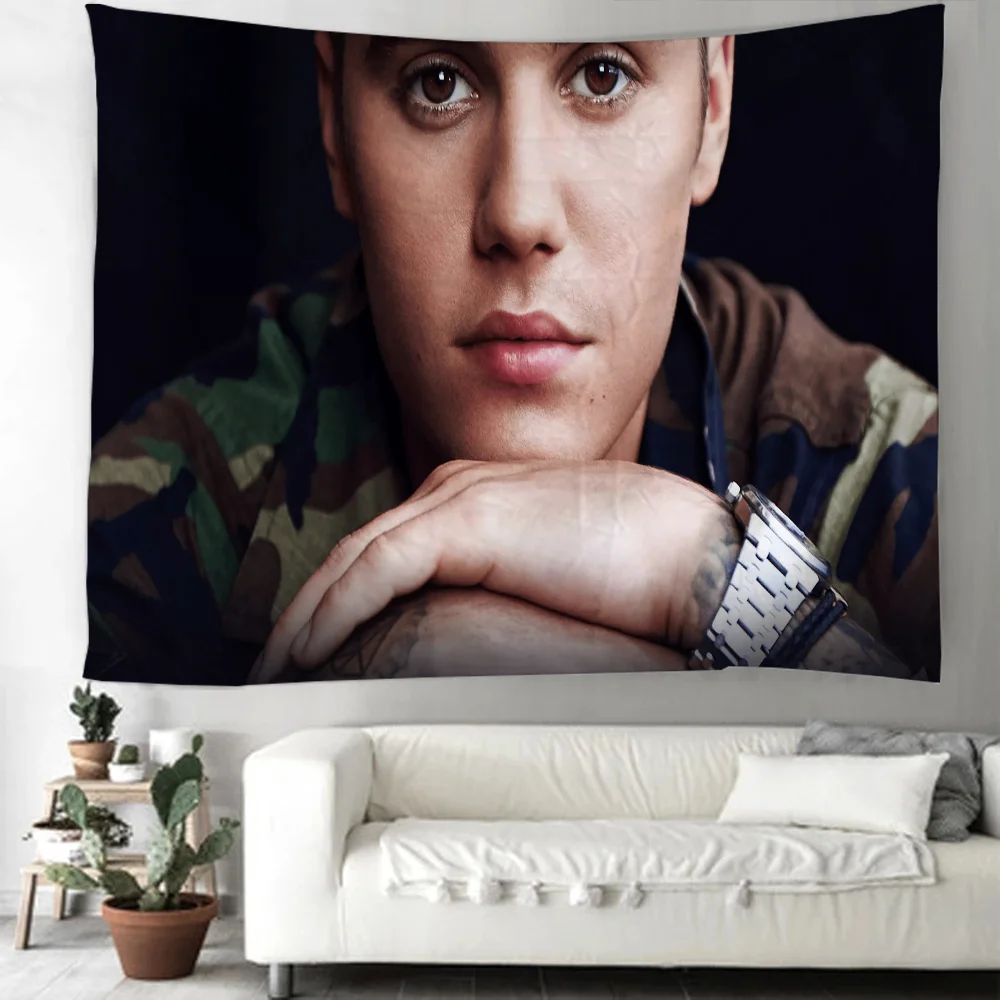 Decor for Room Decors Aesthetic Justin Bieber Tapries Wall Tapestry Bedroom Decoration Home Decorations Tapestries Hanging Art