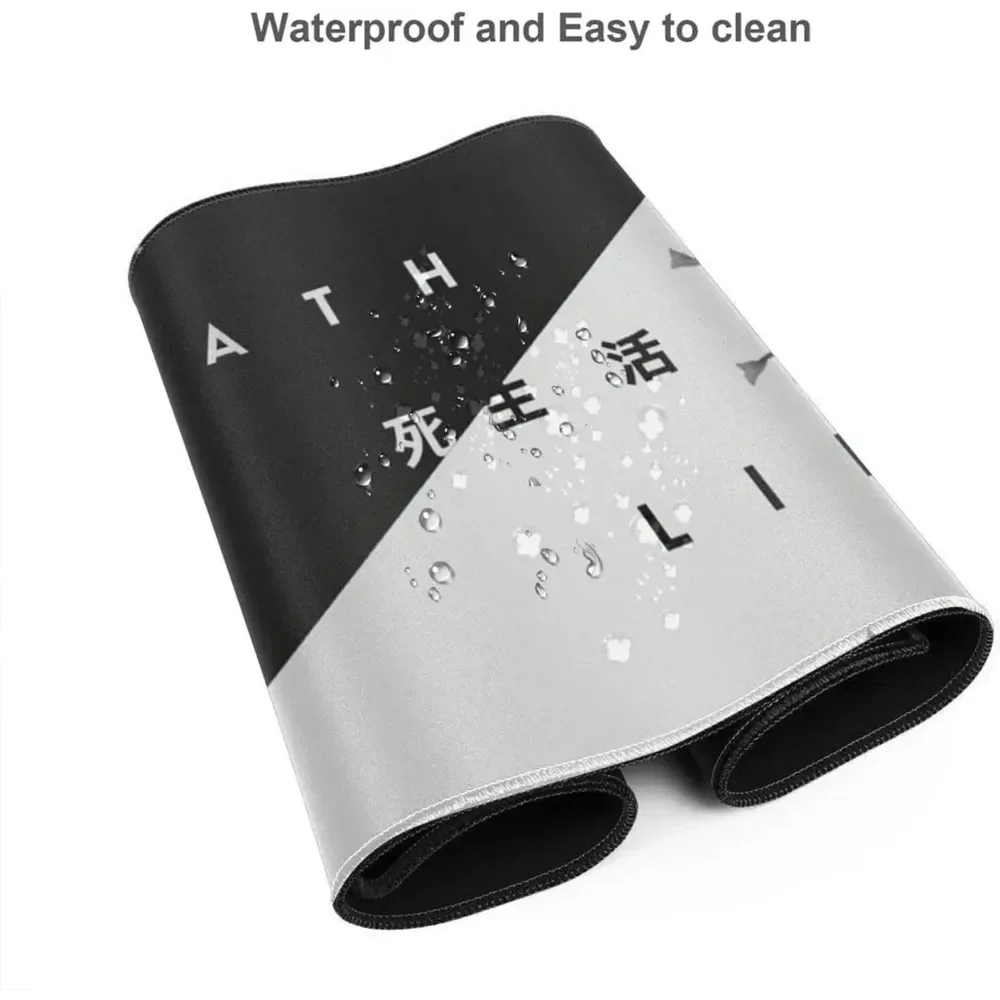 أبيض وأسود زهر الكرز ماوس الوسادة ألعاب لوحة المفاتيح ملحقات الكمبيوتر 900x400 الجدول وسادة تمديد كبير عدم الانزلاق حصيرة مكتبية