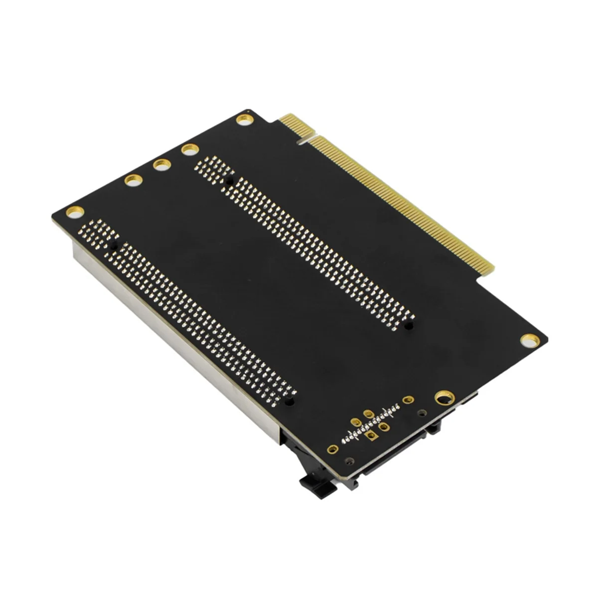 

Hot Sale X16 1 to 2 Expansion Card Gen3 Split Card PCIe X16 to X8X8 40.4mm Spaced Slots SATA PCIe Heightened