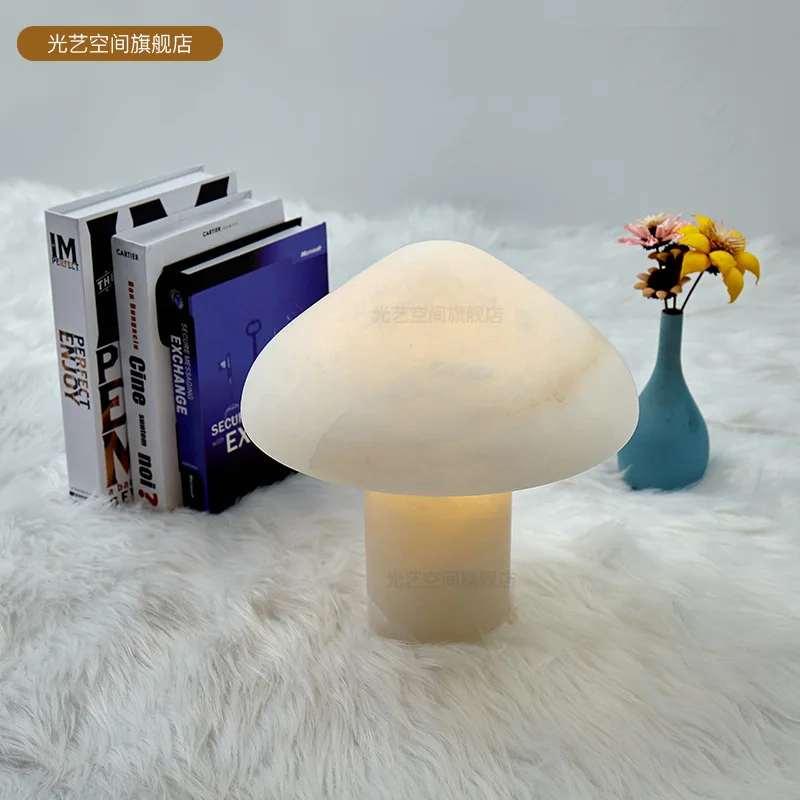 

Living room Spanish marble exhibition hall decorative table lamp designer dimming model room modern simple bedroom study