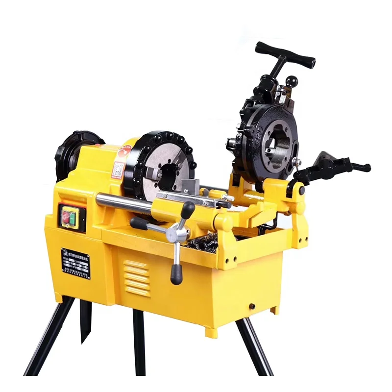 2 Inch Light Weight High Efficiency Pipe Threader High Speed 300 Compact Pipe Threading Machine for Sale