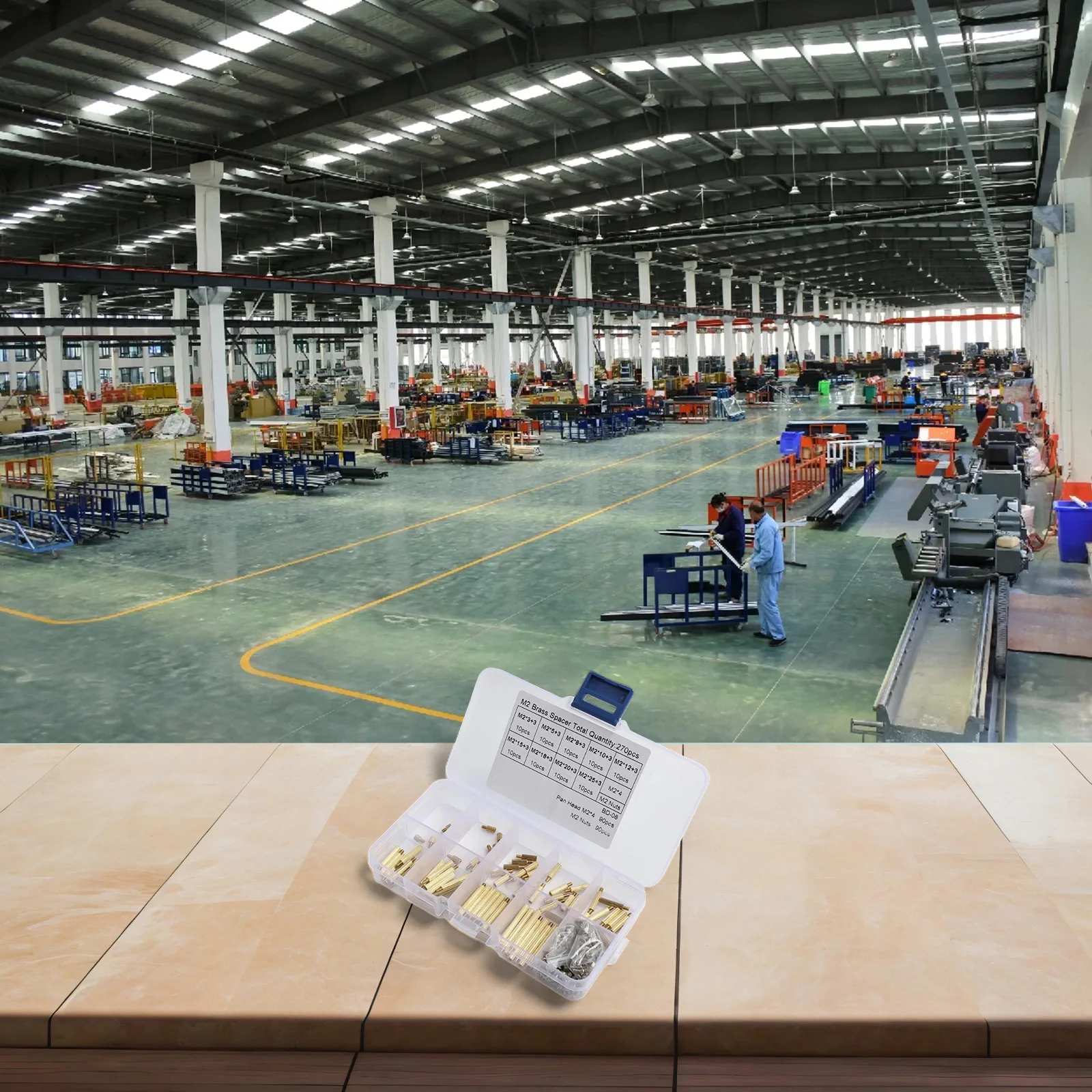 

For DIY Projects Brass Standoff Kit Gold,silver Rugged Motherboard Standoffs 270pcs Assortment Clear Storage Box