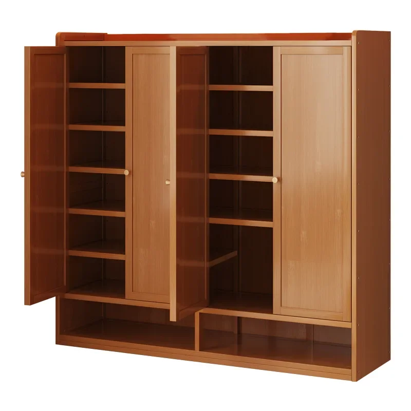 Shoe cabinet high vertical household door indoor entrance door simple multi-layer storage shoe rack entrance cabinet