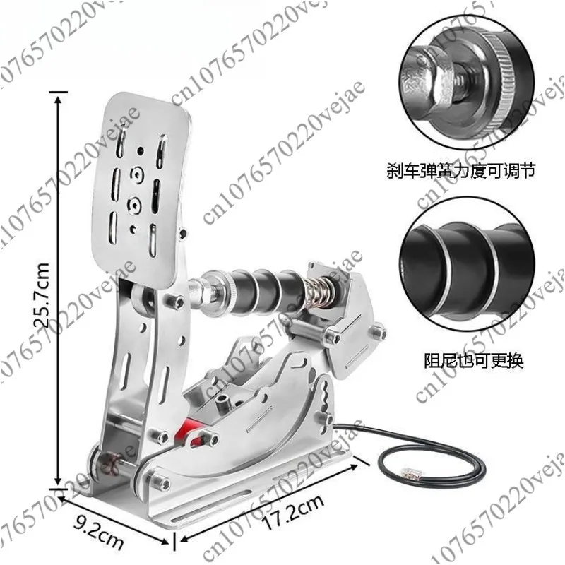 Geeignet für SIMJACK PRO Pedalsimulation Rennpedal PC Rennsimulator Drucksensor Wägesensor HE Hydraulikpedal
