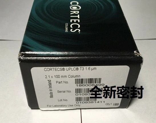 For UPLC For Waters Cortecs T3 Column 2.1x100mm 1.6u Catalog No. 186008499