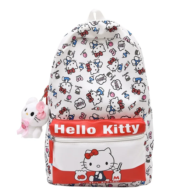 Cute Sanrioed Cinnamoroll Kuromi My Melody Hello Kitty HOT Anime Backpack Cute School Bag Cartoon Satchel Friend’s Birthday Gift