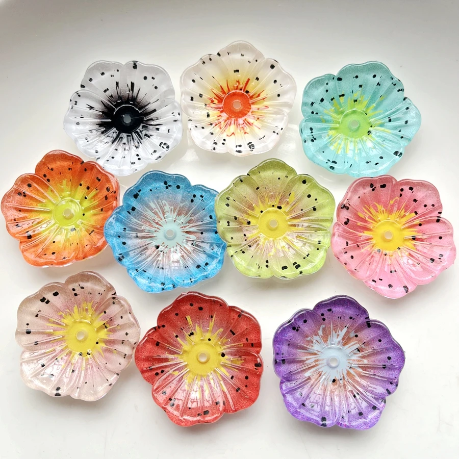 

10 шт. красивые цветочные украшения со стразами, подходящие для изготовления украшений для волос, украшения платья, цветы