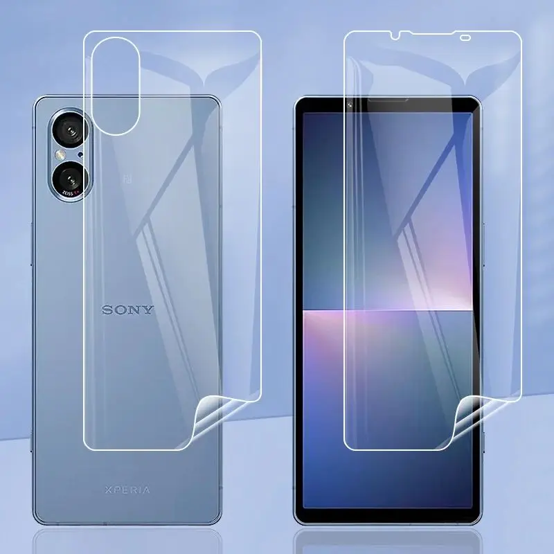 3PCS Matte Hydrogel Film for Sony Xperia 10 1 VI Screen Protector for Sony Xperia 5 V 1V 5V 2023 Front and Back Protective Film