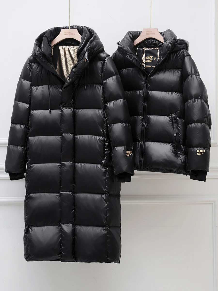 2023 Women\'S Winter Jacket Korean Version Of Long Down Jacket Female White Down Fashion Oversized Down Jacket Quilted Jacket