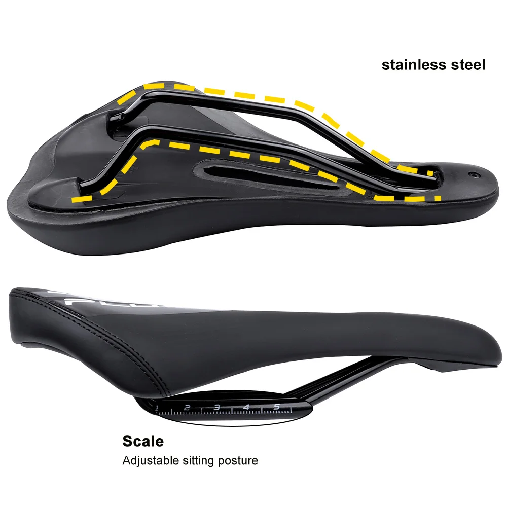 BLOOKE-MTB Bike Saddle, Antistatic Absorber, Comfortable Breathable Seat, Cushion Cover for Exercise, Racing, Road Bike