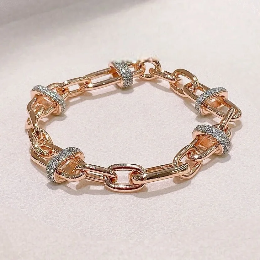 ARIGAYA 925 الفضة الماس رصع U-شكل سلسلة قلادة خمر الطراز القديم الشرير اليد سلسلة قلادة للرجال والنساء #3