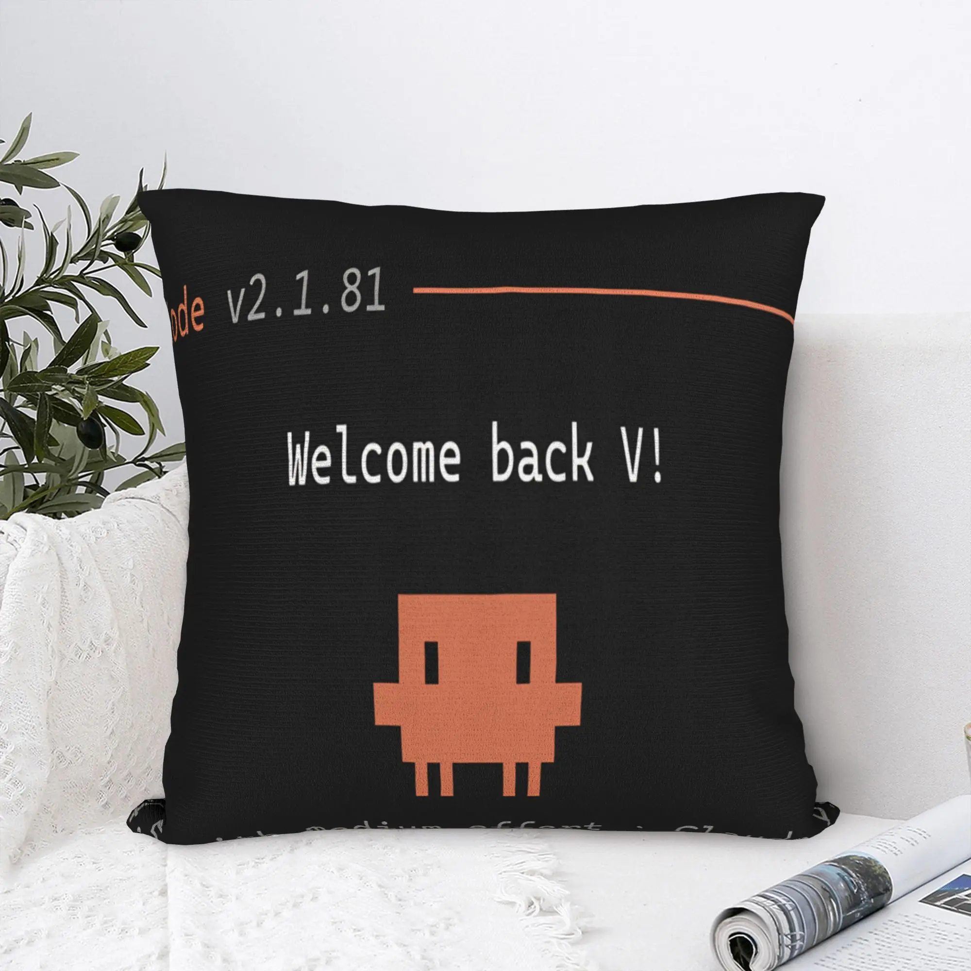 Pillow Cover Code This Claude  Novelty Pillow Case For Office Car Home Decor Pillowcases