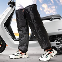 70cm Winter Motorcycle Leg Warmer Windproof Thickened Plush Knee Pad Windshield Quilt Waterproof Leg Cover Cycling Leg Warmer