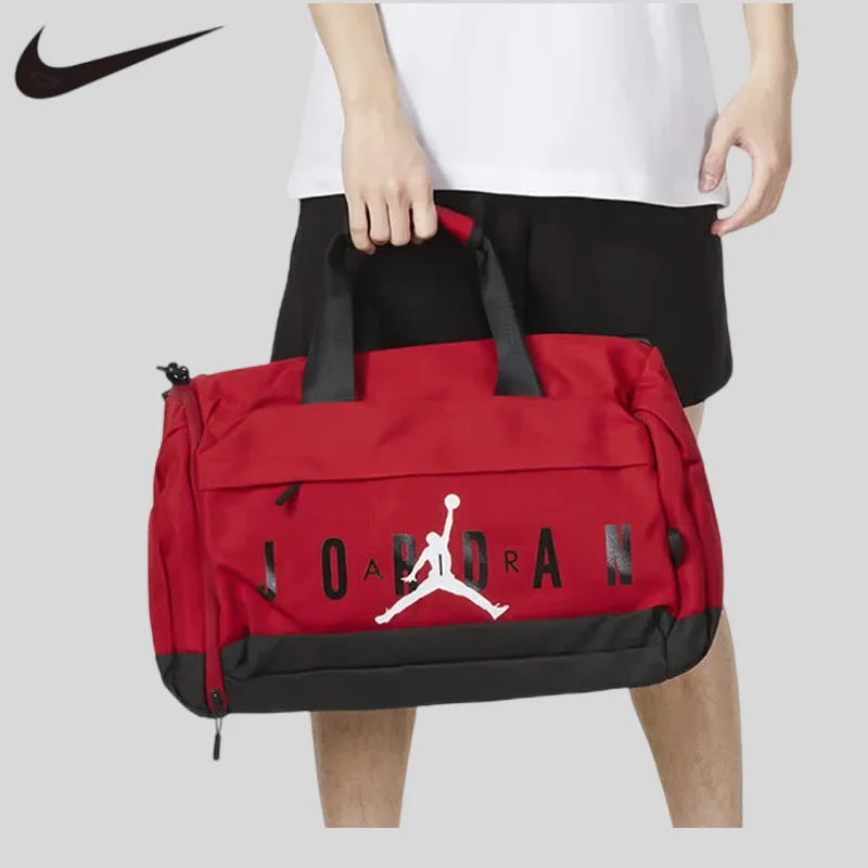 Nike Men's and Women's Bags Sports Bag AJ Bag Running Fitness Basketball Bag Outdoor Travel Leisure Bag JD2243027GS-004
