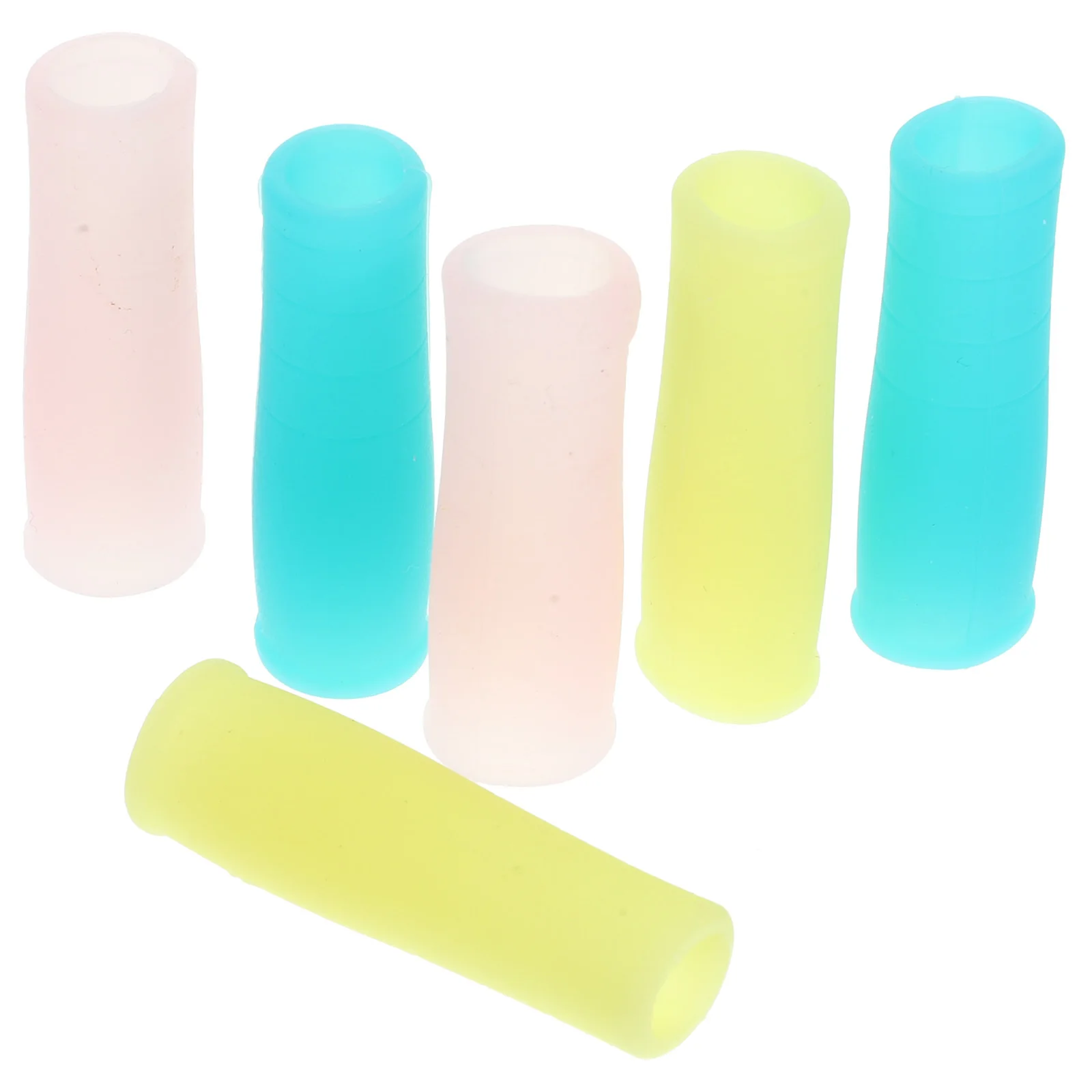 

12Pcs Cuticle Cutter Handle Sleeves Easy Install Non-Slip Tweezers and Scissors Protector Cuticle Scissor Handle Cover