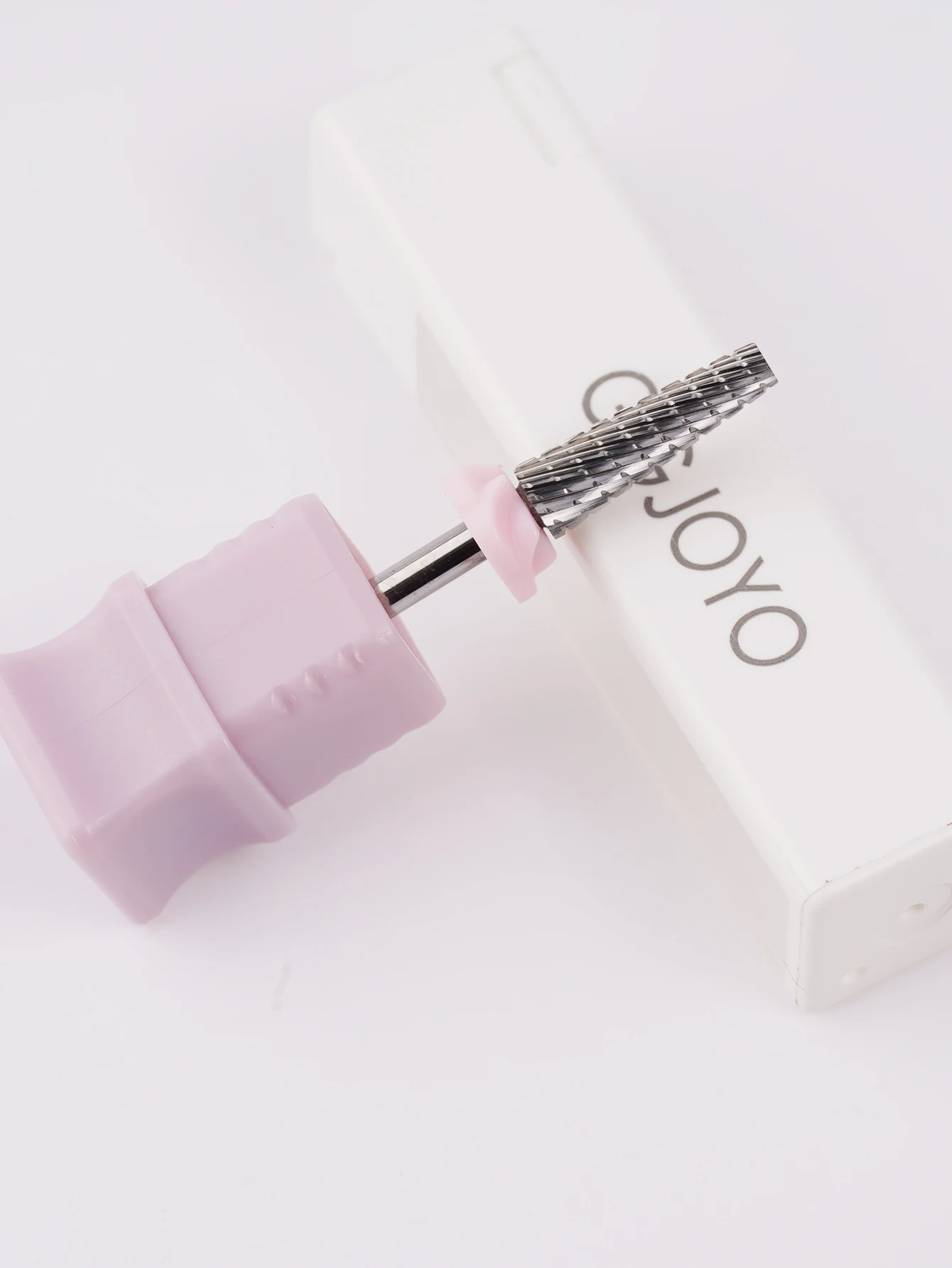 ทังสเตนคาร์ไบด์เล็บอะคริลิคเจาะบิต Professional Chrome Barrel เล็บ Bits 3/32 "ไฟฟ้าแฟ้มเล็บ Art ขัดลบ G