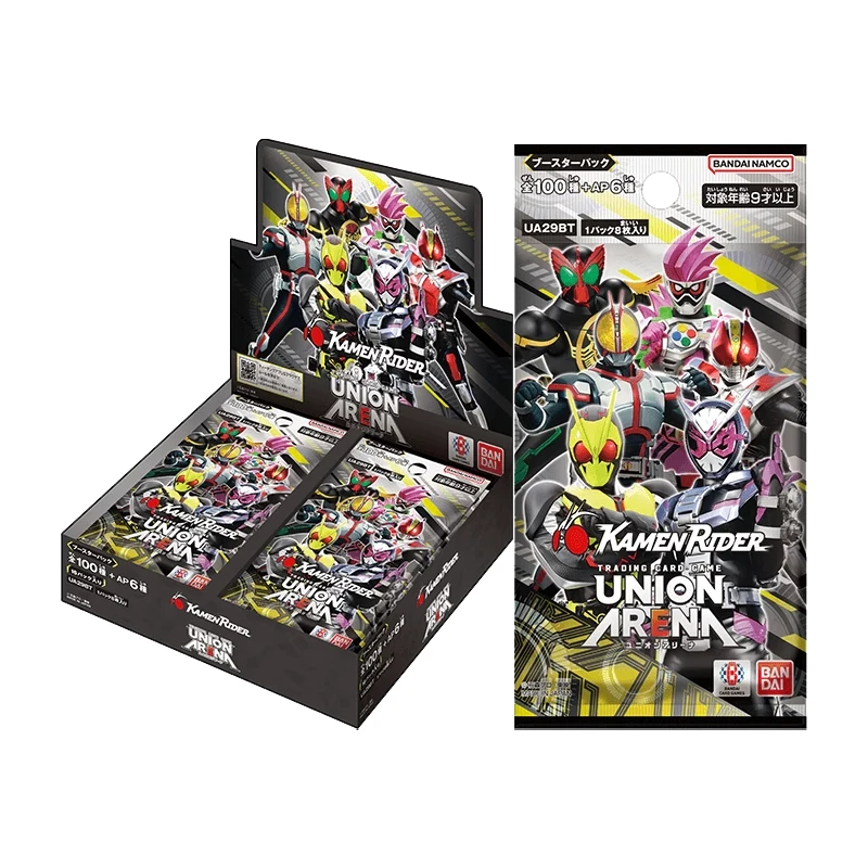 Original Bandai Kamen Rider Card UNION ARENA Japanese Version Genuine Box Anime Collection Cards Children Birthday Gifts