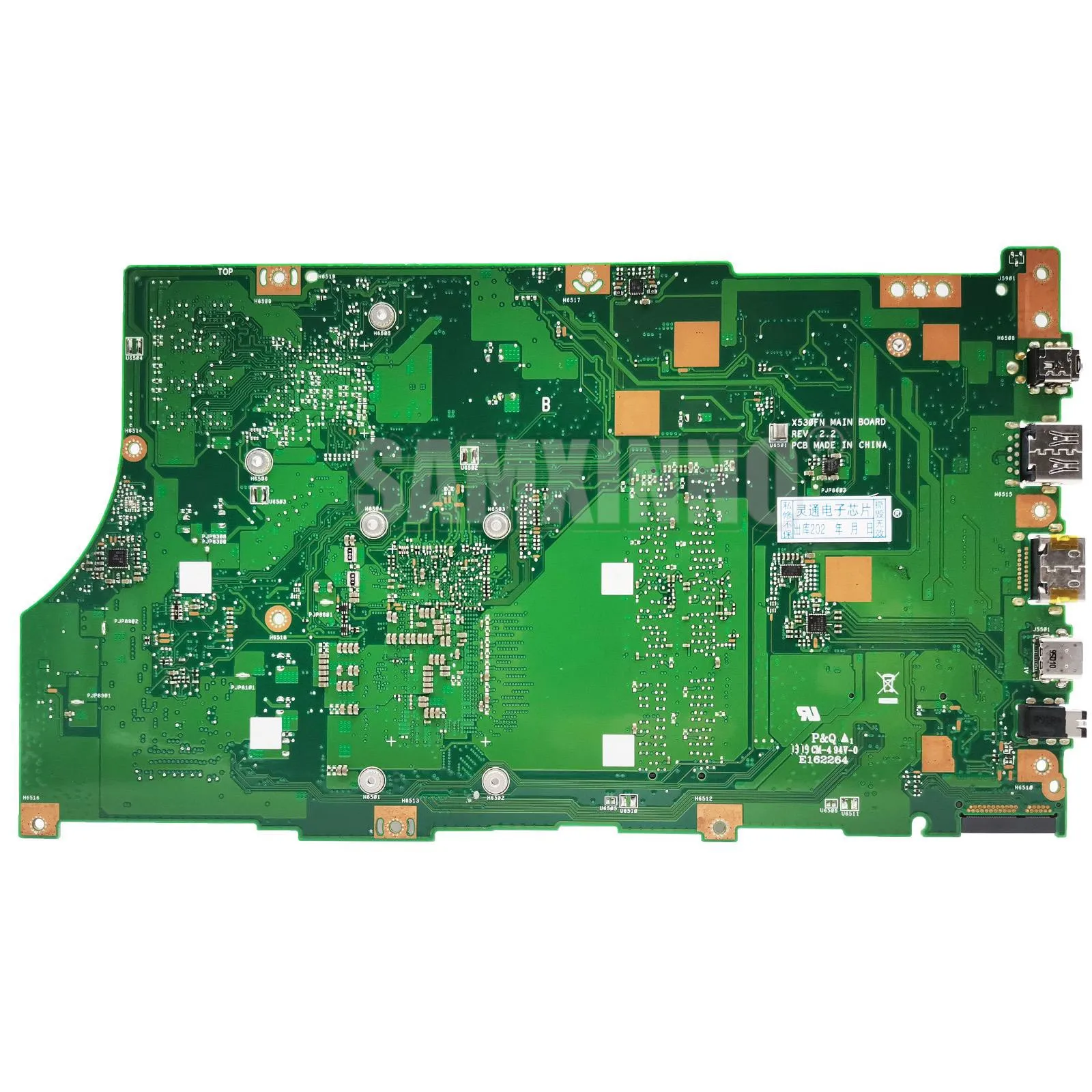 Imagem -03 - Samxinno X530fn Mainboard para Asus Vivobook S15 S5300 S5300f X530fa Placa-mãe Portátil I38145u I59265u I7-8565u Cpu Uma