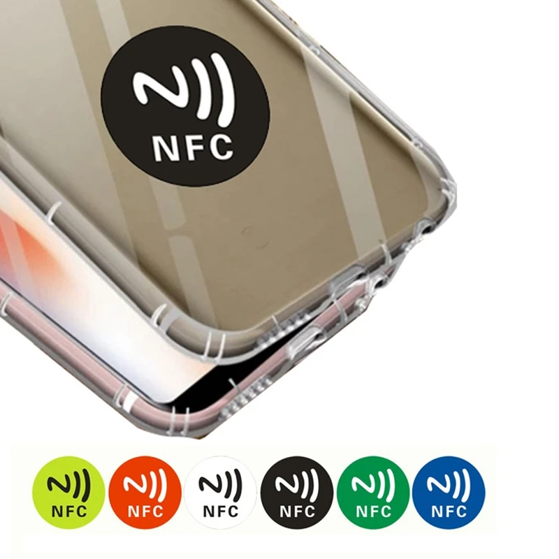 24 Piece NFC Ntag213 TAG Sticker Universal Label RFID Token Patrol 13.56Mhz Multicolor For Shortcut ETC NFC Stickers