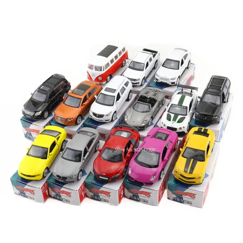 Modèle réduit de voiture Lamborghini LP700 BMWZ4 VW Ford Mustang Bens, en alliage moulé sous pression, échelle 1:43, véhicule de course sportive,