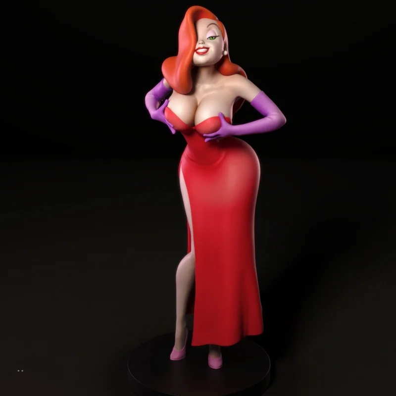 

Resin Figure 1/24 Scale Jessica Rabbit Nsfw Assemble Model Kit Unassembled Dioramas and Unpainted Statuettes Toys