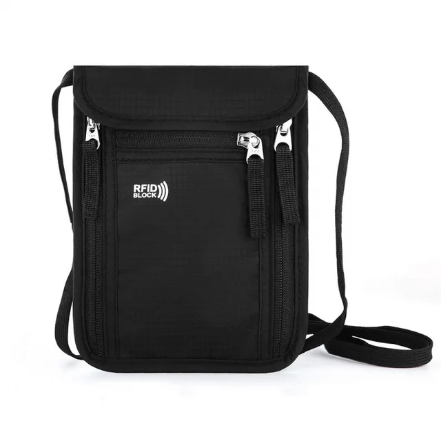 Homefish RFID Blocking Passport Wallet Family Travel Document Organizer Neck Strap Passport Holder Travel Storage Pouch Homefish RFID Blocking Passport Wallet Family Travel Document Organizer Neck Strap Passport Holder Travel Storage Pouch – view 1