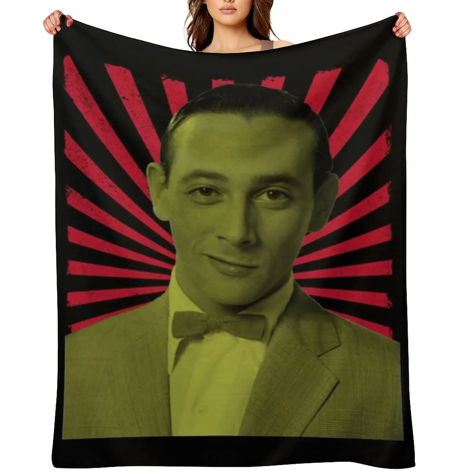 

Pee Wee Herman Throw Blanket Flannel Fabric For Sofa Thin Plush Giant Sofa Blankets