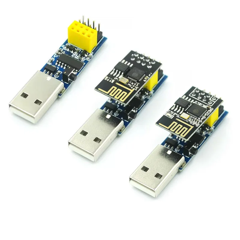 1~50Pcs CH340C Download Burner ESP8266 ESP-01 ESP-01S WIFI Module Downloader Debugger