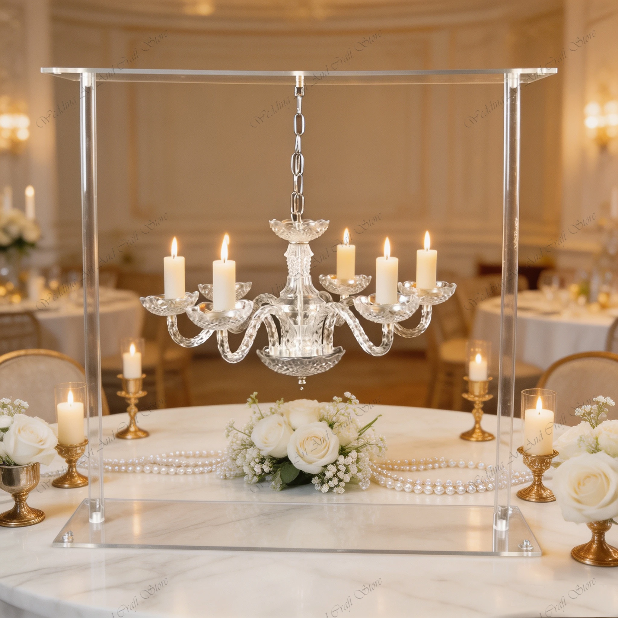 5pcs f30 Candelabra 80-100CM Table Centerpieces Wedding Valentine'S Day Road Lead Party Home Decoration Candle Holders Lanterns