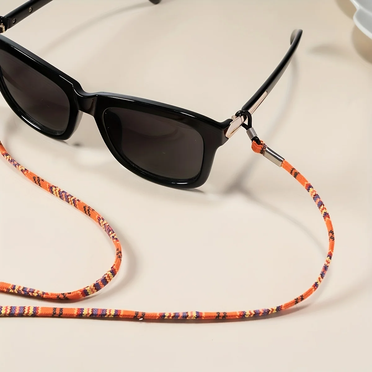 3pcs Glasses Sunglasses Cotton Neck Strap Fixing Strap Glasses Hanging Neck Strap High End Ethnic Rope Glasses Chain image 3