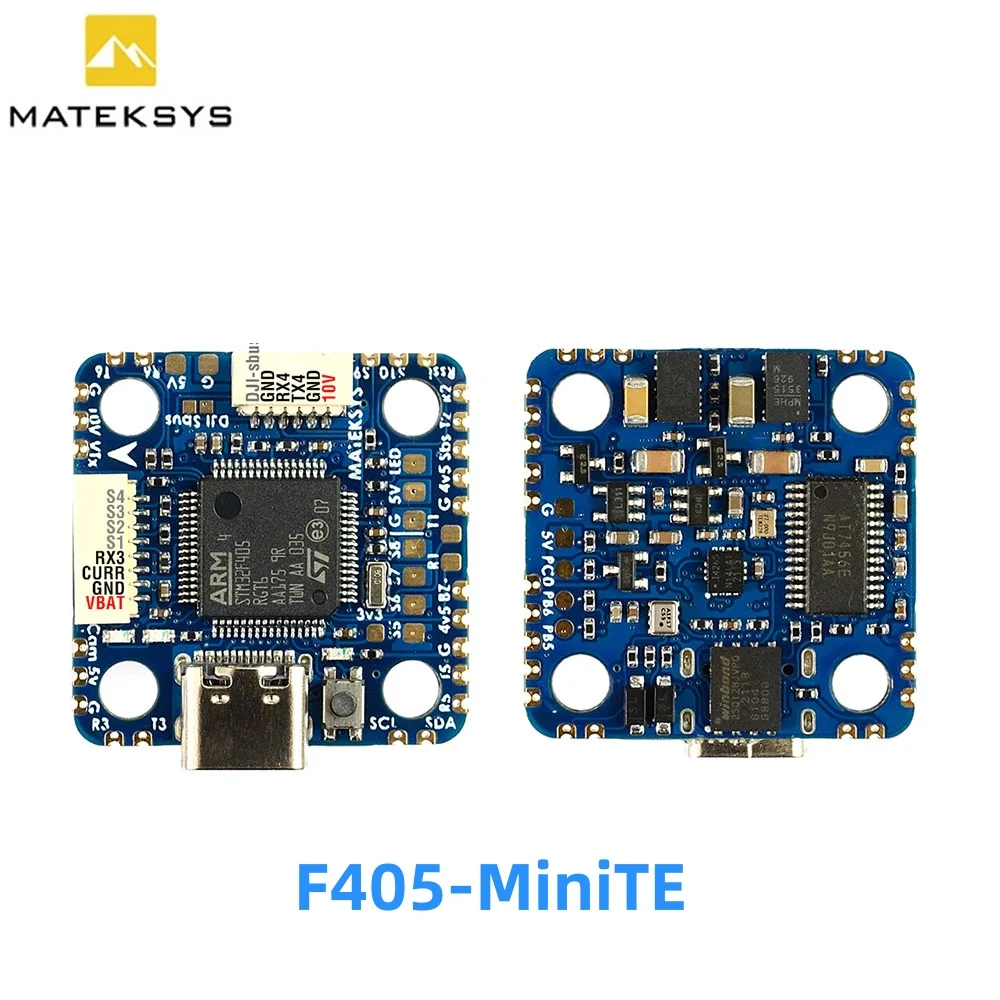 

Matek System F405-MINI TE Flight Controller Built-in STM32F405RGT6 ICM42605 w/OSD BEC 5V 10V for FPV RC Racing Drone DJI VTX