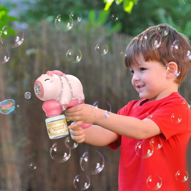 Bubble Blower Wand Auto Handheld Bubble Blower Easy-to-Use Handheld Bubble Machine for Parks Beaches Backyards