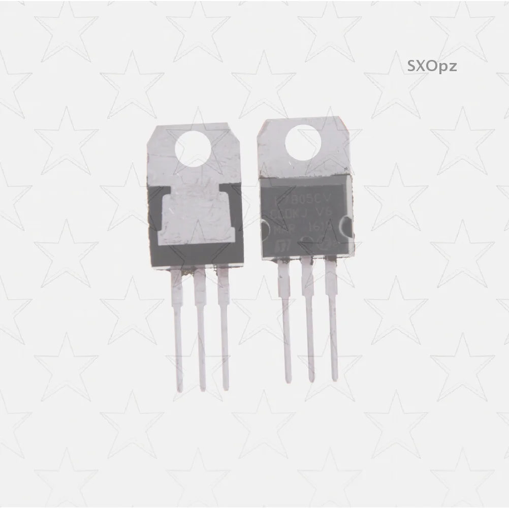 10 قطعة IC L7805CV L7805 TO-220 5 فولت الجهد المنظم