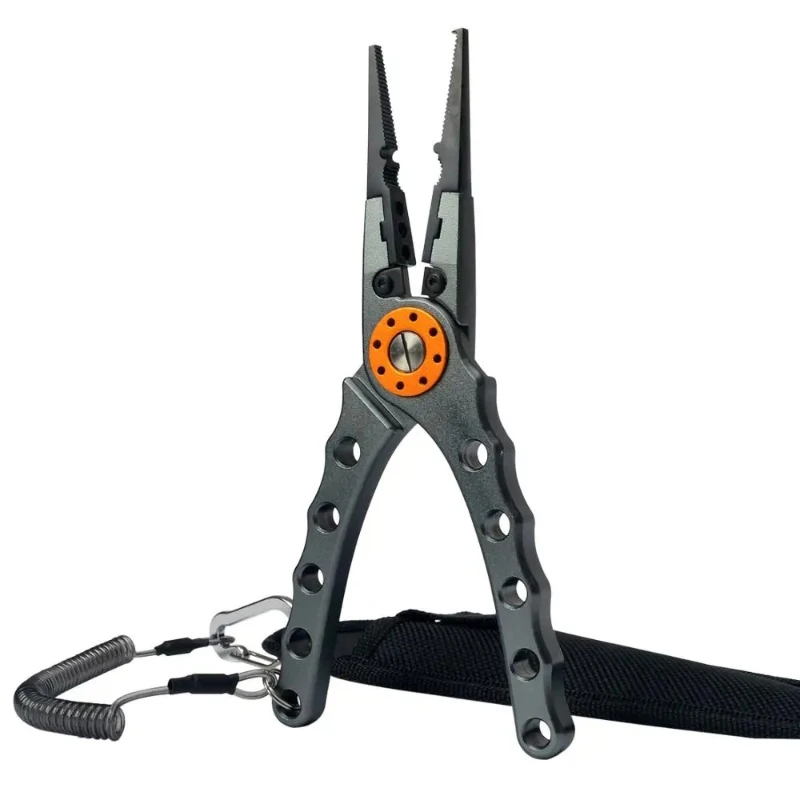 

Fishing Pliers Fishing Tools Line Cutter Multifunctional Knot Aluminum Alloy Scissors Hook Remover 150g 20CM Fishing Equipment