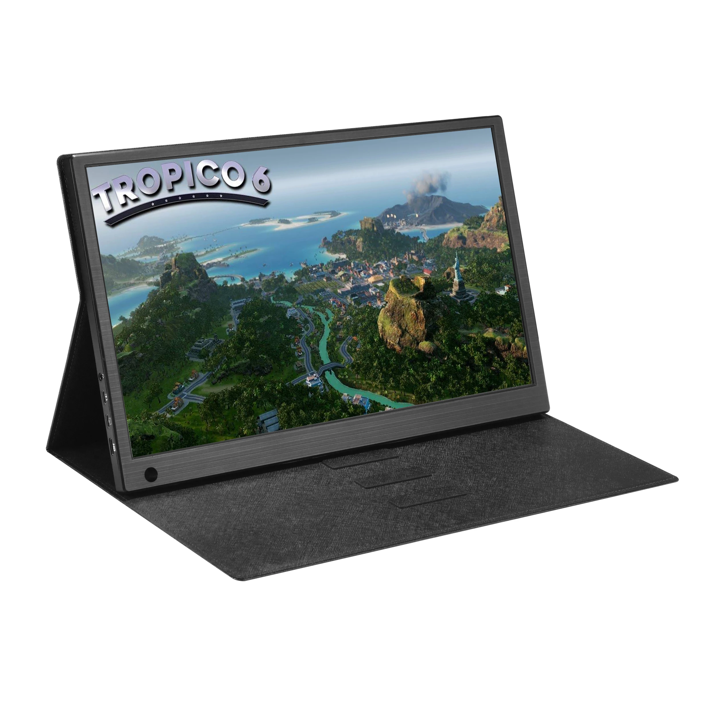 Ultra-fino usb tipo-c portátil computador monitor magro 15.6 Polegada 1080p display lcd ps4 portátil monitor