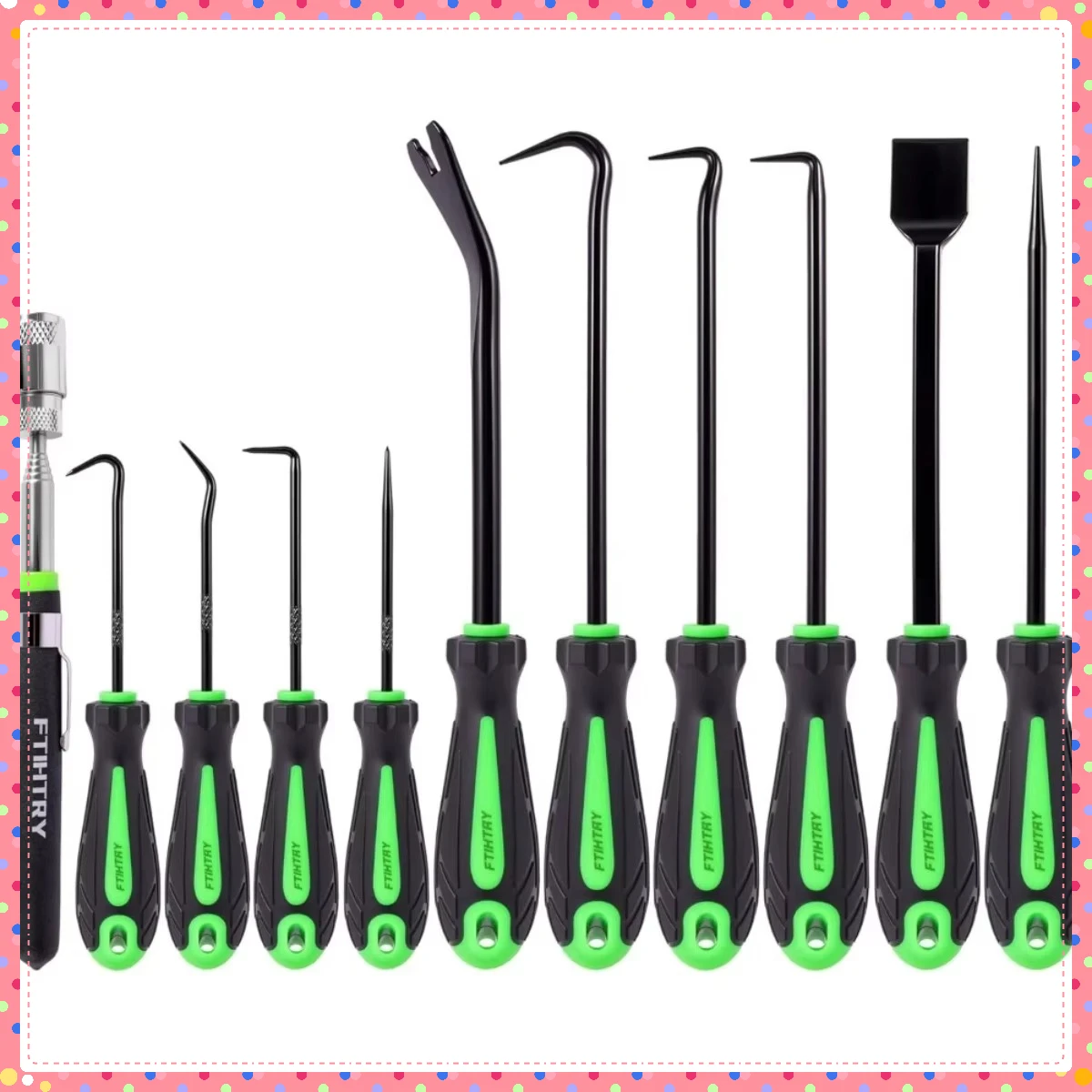 

Набор инструментов для захвата и крючков из 12 предметов, съемник прокладок уплотнительного кольца для автоматического масляного уплотнения, набор длинных и мини-выбор инструментов для механиков