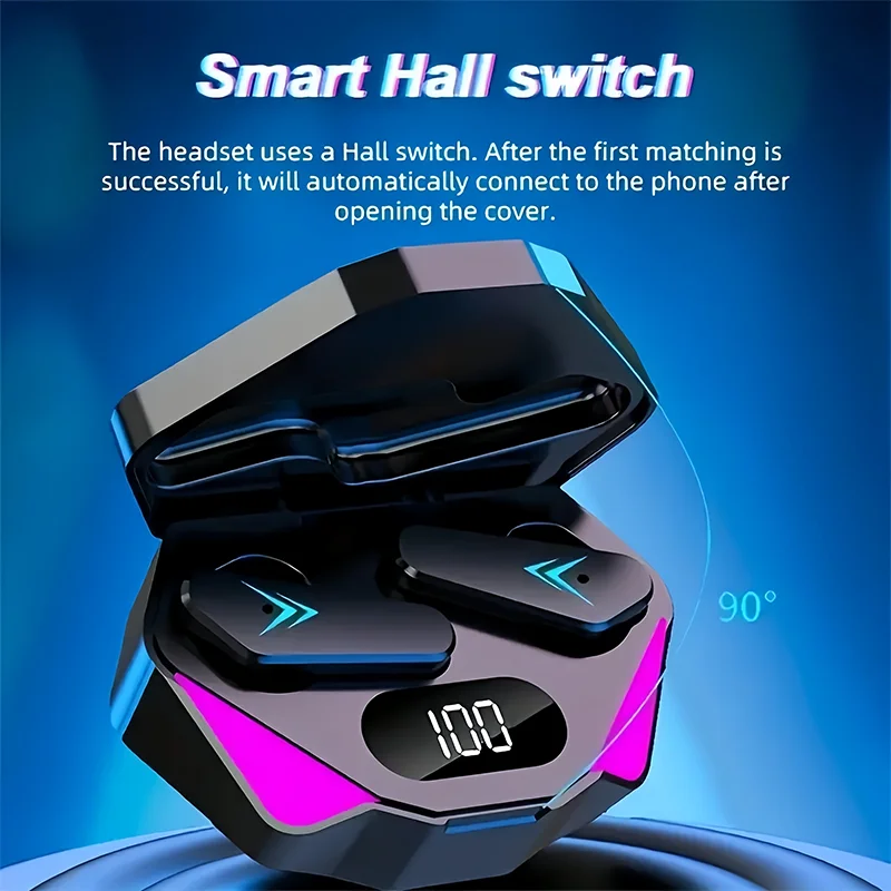 2026 NEW X15 TWS Bluetooth Wireless Earphones V5.1 - In-Ear Sports Headset with Low Latency & HiFi Sound for Gaming