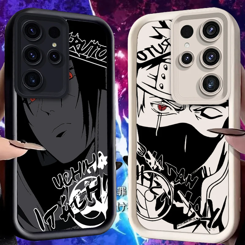 Anime N-Narutos Case for Samsung Galaxy S24 S23 S22 S21 Ultra Plus S20 FE A55 A54 A53 A52 A52S A51 A50 A50S A35 A34 Soft Cover